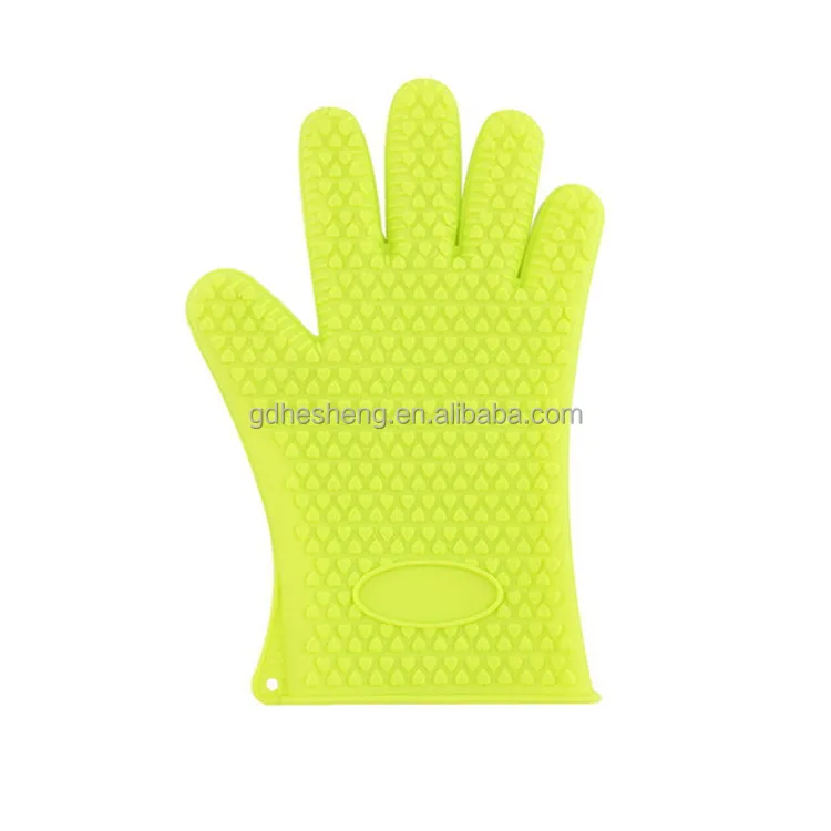 
Silicone Grilling Gloves Heat Resistant Cooking Kitchen Pot Holders and Oven Mitts Protective Baking silicone glove 