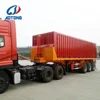 AOTONG 2/3Axles Hydraulic Lift skeleton Tipper Chassis/Rear Dump Trailer/20ft 40ft Container Tipper Flatbed Semi Trailer