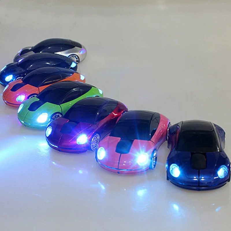 

Colorful wireless car mouse shape wired optical mouse