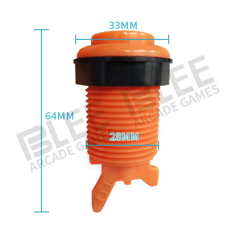 

Mounting hole Push button Arcade Game Machine push buttons American style button, Blue, red, green, yellow, white etc.