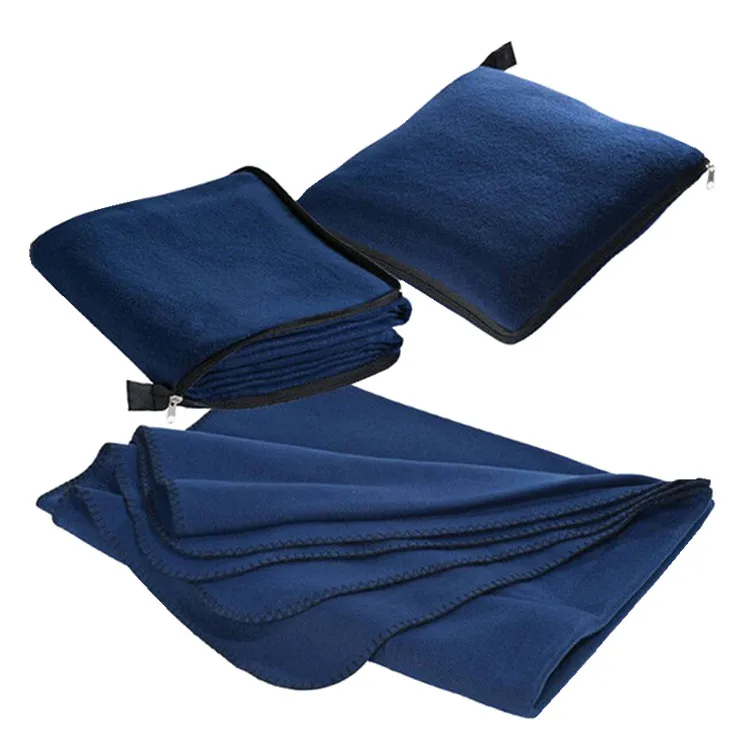 Thin Mutil Travelling Fleece Pillow Blanket With Zipper Buy Zipper