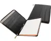 Black Passenger A4 Leather Portfolio Folders with Zip