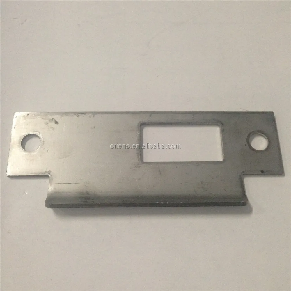 Metal Door Lock Strike Cover Plate With Screw Hole Buy Door Lock