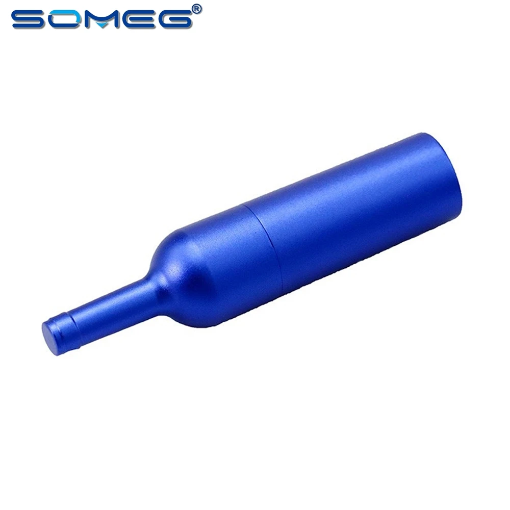 USB Flash 4GB Metal Matte Red Wine Bottles 8GB 16GB 32GB 64GB 128GB Usb 2.0 Memory Stick U Disk Pen Drive Pendrive - ANKUX.COM
