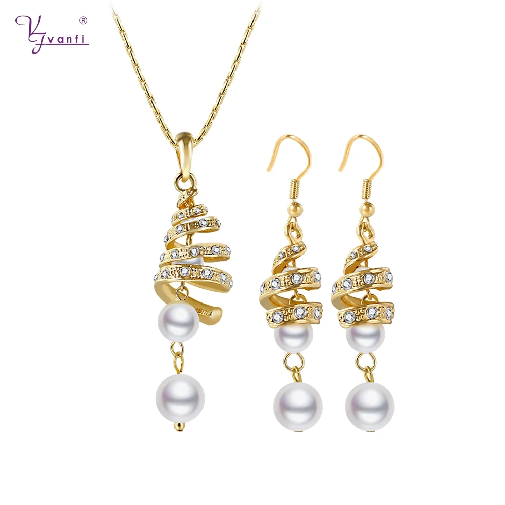 Brazilian Gold Jewelry Wholesale Alibaba Alloy With Pearl Pendant