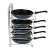 Metal Wire Foldable Pan Pot Rack For Kitchen Cooking Tools Holder, Pan Rack