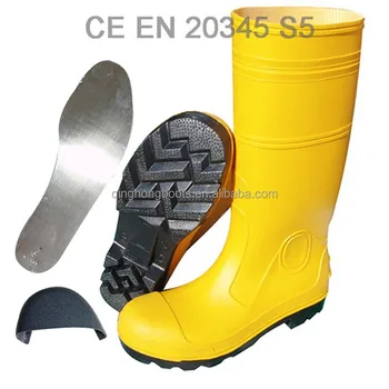 steel toe and sole safety boots