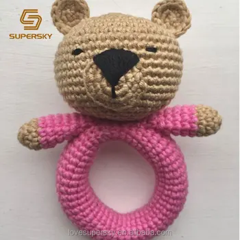 teddy bear with baby teeth