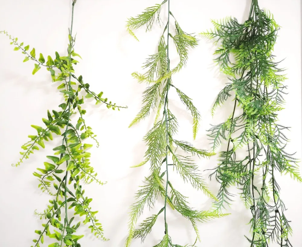 Artificial Plants Vines Silk Willow Garlands Hanging Flowers Basket