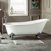 outdoor freestanding enameled bathroom furniture adult portable cast iron bath