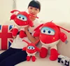 Flying toy plane cartoon toy plane plush plane transform robot toy
