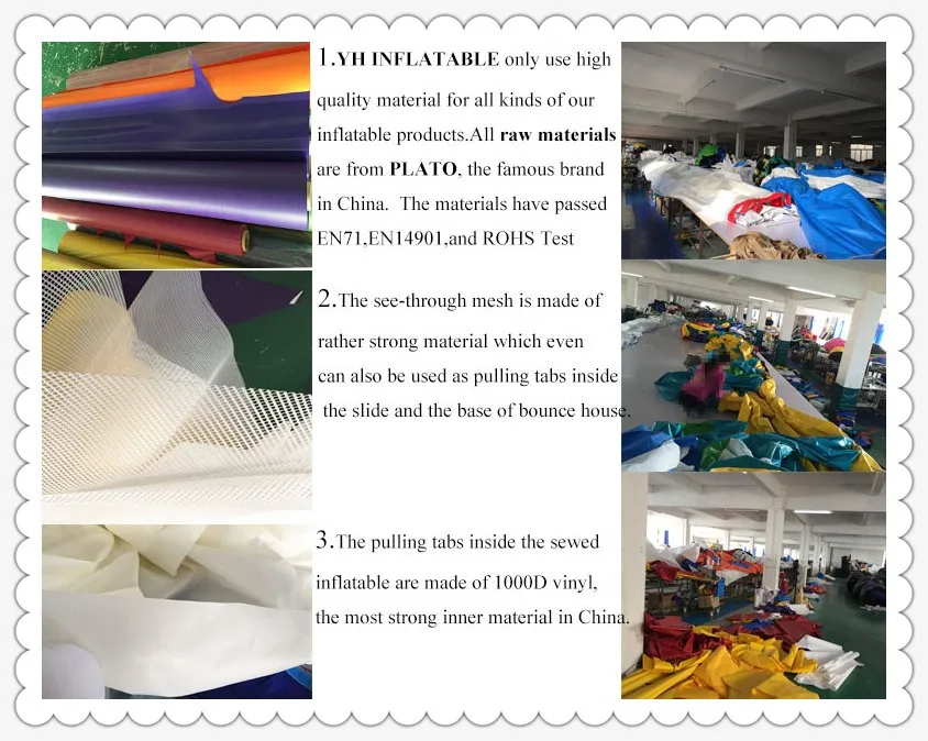 Tropical tree safari animal zoo pvc castle inflatable bouncer house.jpg