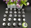 Russian Piping set - Cake Decorating Supplies - 40 Baking Supplies Set - 24 Icing Nozzles - 15 Pastry Disposable Bags 1Coupler