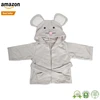 Light weight Solid Pink Hooded Cotton terry kids Mouse bathrobe