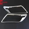 YCSUNZ ABS Chrome Head Light Cover For Navara NP300 2016 D23 Frontier Pickup Accessories