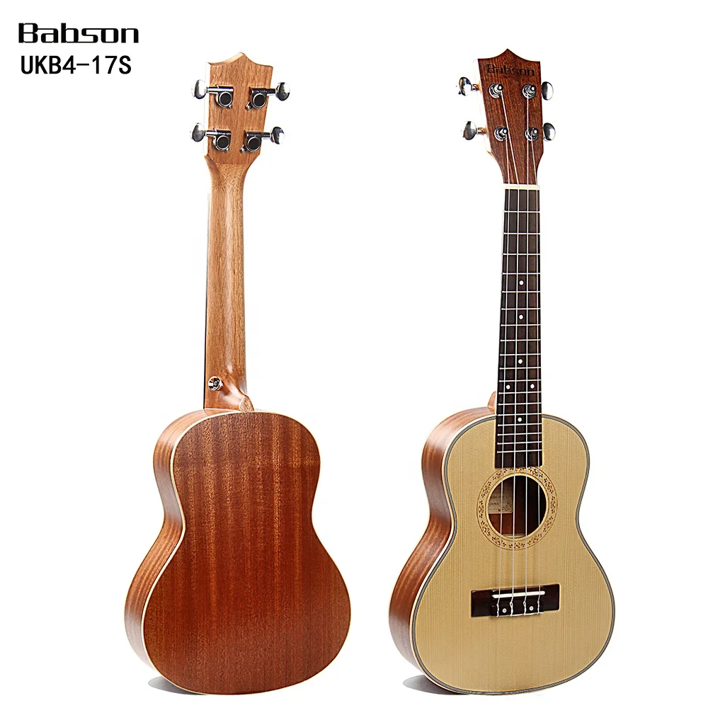 

Factory Supply  Solid Spruce Ukulele for Sale