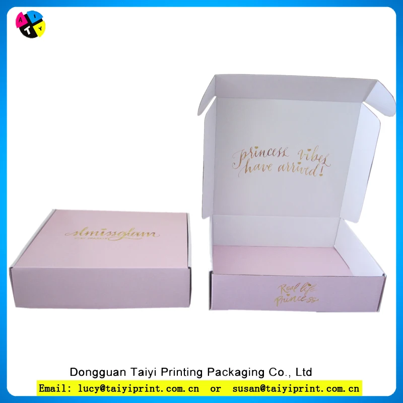 CUSTOM DESIGN PACKAGING BOX CARDBOARD SHIPPING BOX