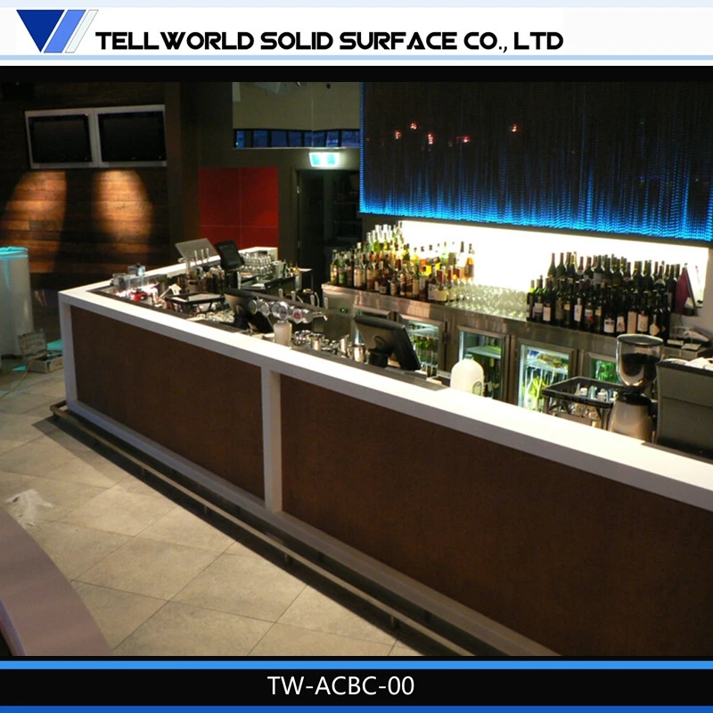 Hot ventes tellworld moderne, café comptoir de bar design ... Comptoir bar moderne