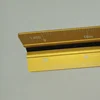 12 Inch 30cm Laser Etched Anodized Color Aluminum Triangular Scale Ruler for Engineering Architectural Mechanical Drafting