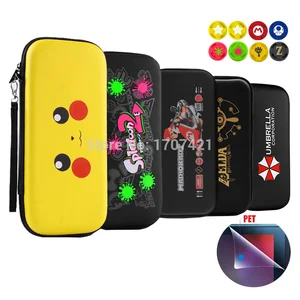 EVA Storage Bag Nintendo Switch Screen Protector & Joycon Caps