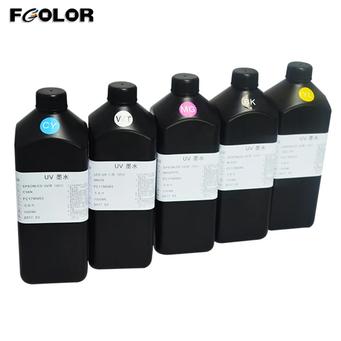 
Fast Curing Led UV Curable Ink for Epson DX5 printer UV Ink Price 