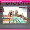 Acrylic frame desktop laser LED lighted poster frame menu board led