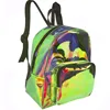 Custom Packing Color Focus Wholesale PVC Transparent School Backpacks With Front Pockets