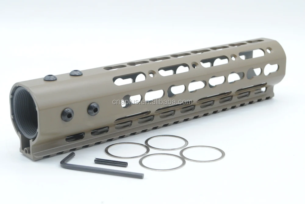 
New NSR 9' KeyMod Handguard Rail Mount AR-15 System Free Float NSR AR15 Tan / Flat Dark Earth 
