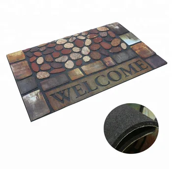 Washable Durable Indoor Outdoor Floor Mat Entrance Rubber Door Mat