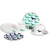 Hot sale ceramic western style food plate / household bone china tableware / german tableware with dog pattern