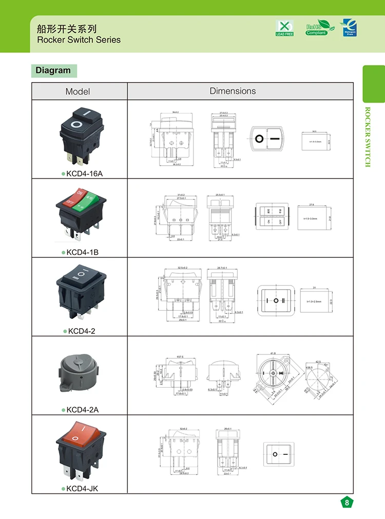kcd1-101 rocker switch Products from Yueqing Kejian Electronics Co., Ltd.