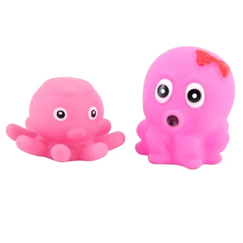 Sea Animal Floating Squirt Tub Bathtub Octopus Rubber Squid Bath Toys ...