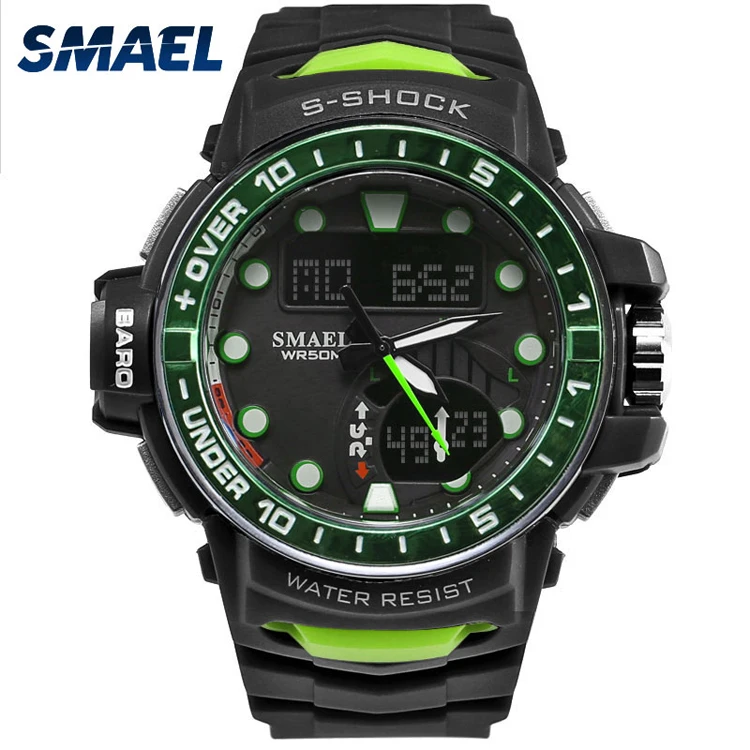 

SMAEL 1626 Men Watch With High Definition Dual Display The night LED 2017 For Boy Friend Gift