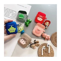 

New listing hot sale universal cute ins with pendant toy story cartoon silicone for airpods case cover