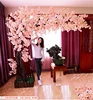 trees for indoor wedding decoration plastic artificial cherry blossom tree