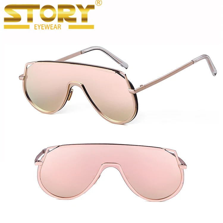 

STY7188F Personalized fashion color Siamese sunglasses brand design sun glasses for men and women, Seven colors