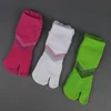 Sport bright color breathable ankle 2 toe compression socks for men and women