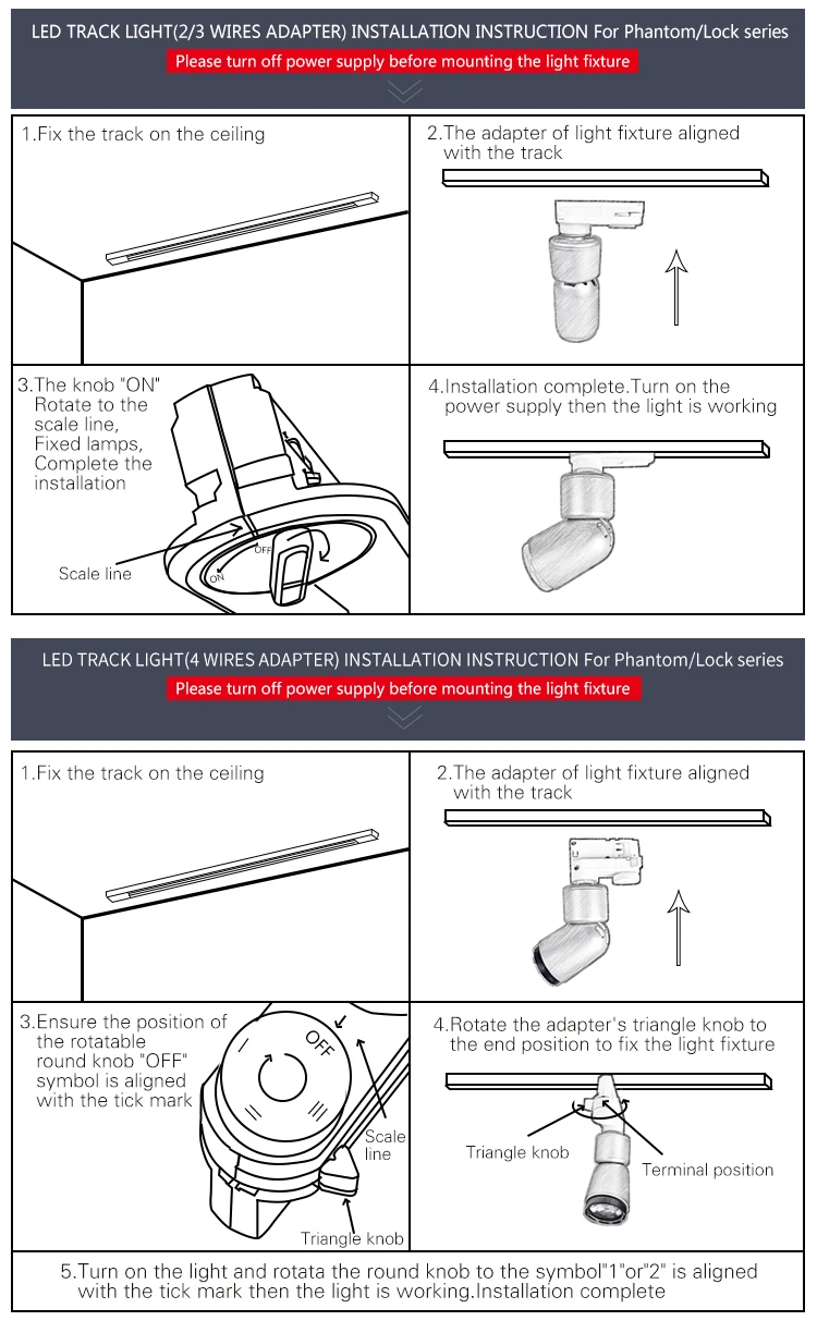 10w dimmable design bedroom ceiling led track spot light for home