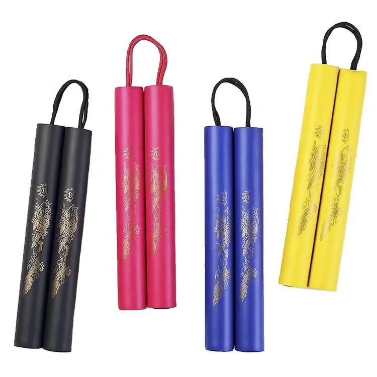 

Hot sale eco-friendly Martial Art Style kung fu Sponge Foam Nunchakus for children, Many color