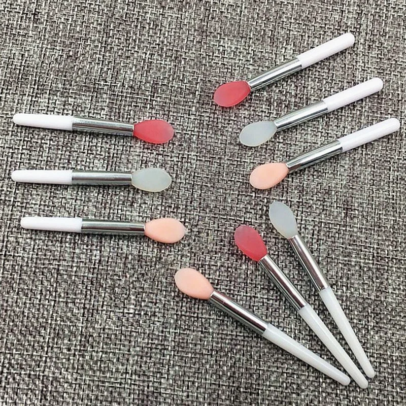 

Factory Bulk Silicone Tip Lip Brush Mini Lip Balm Lip Gloss Applicator Brush, N/a