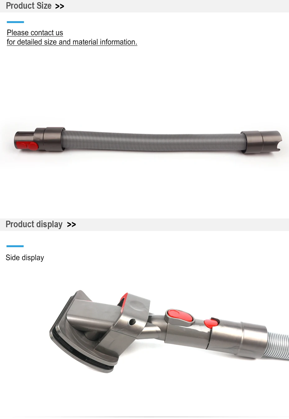 Flexible Extension Hose Attachment For Dysons V8 V7 V10 V11 Vacuum