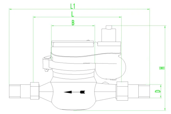 Wireless Digital Smart LoRa Water Meter - ANKUX.COM
