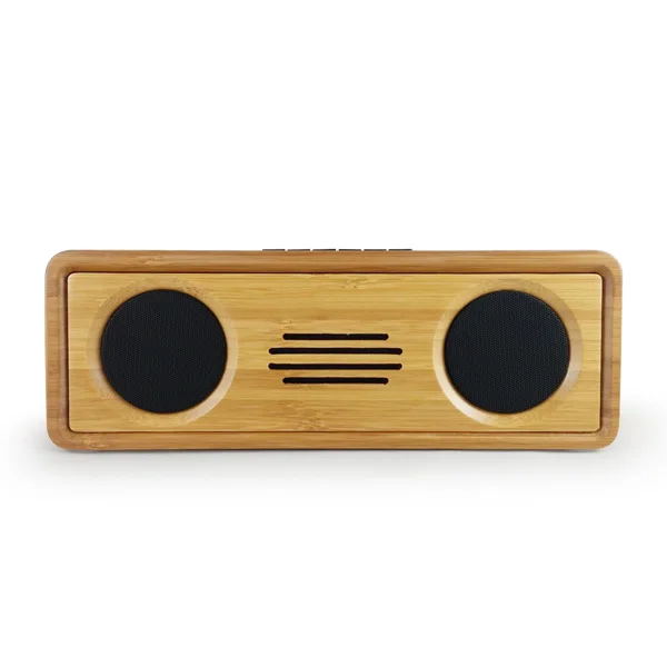 

New design wooden bamboo loudspeaker real wood speakers, Natural bamboo color