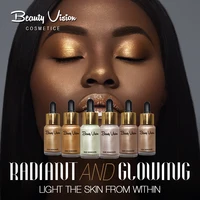 

Private label single highlighter makeup for dark skin dark shade Makeup highlighter Liquid glow Highlighter