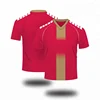 Hot Sale New Model Sportswear Custom Red Sporting football shirt maker soccer jersey For Men/Women