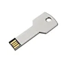 Top seller OEM promotional products stainless steel smooth usb disk working stable long lifespan key shape mini usb flash