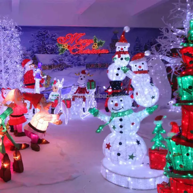 Hot Selling Christmas Large Snowman Decorations For Outdoor Use