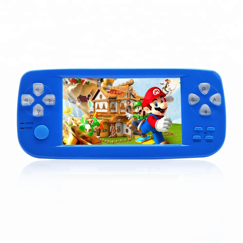 

PAP KIII Portable Handheld Video Game Console with 3000 Classic Games, White ,black, blue