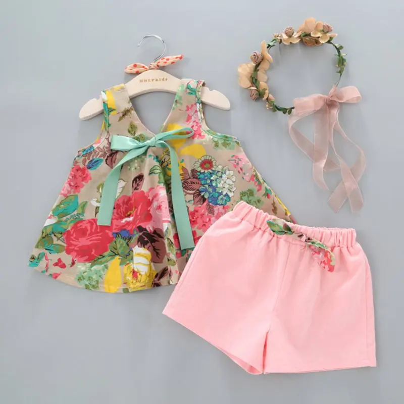 Flower Baby Girl Fashion Clothing Sets