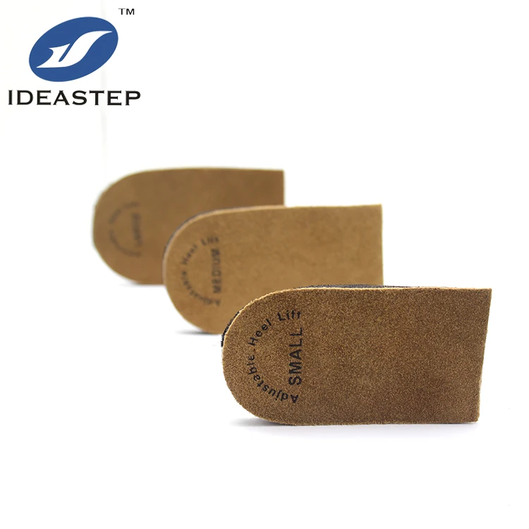 

Ideastep promotional height increase insole lift invisible height insoles and leg length discrepancy adjustable Heel lifts, Brown+black